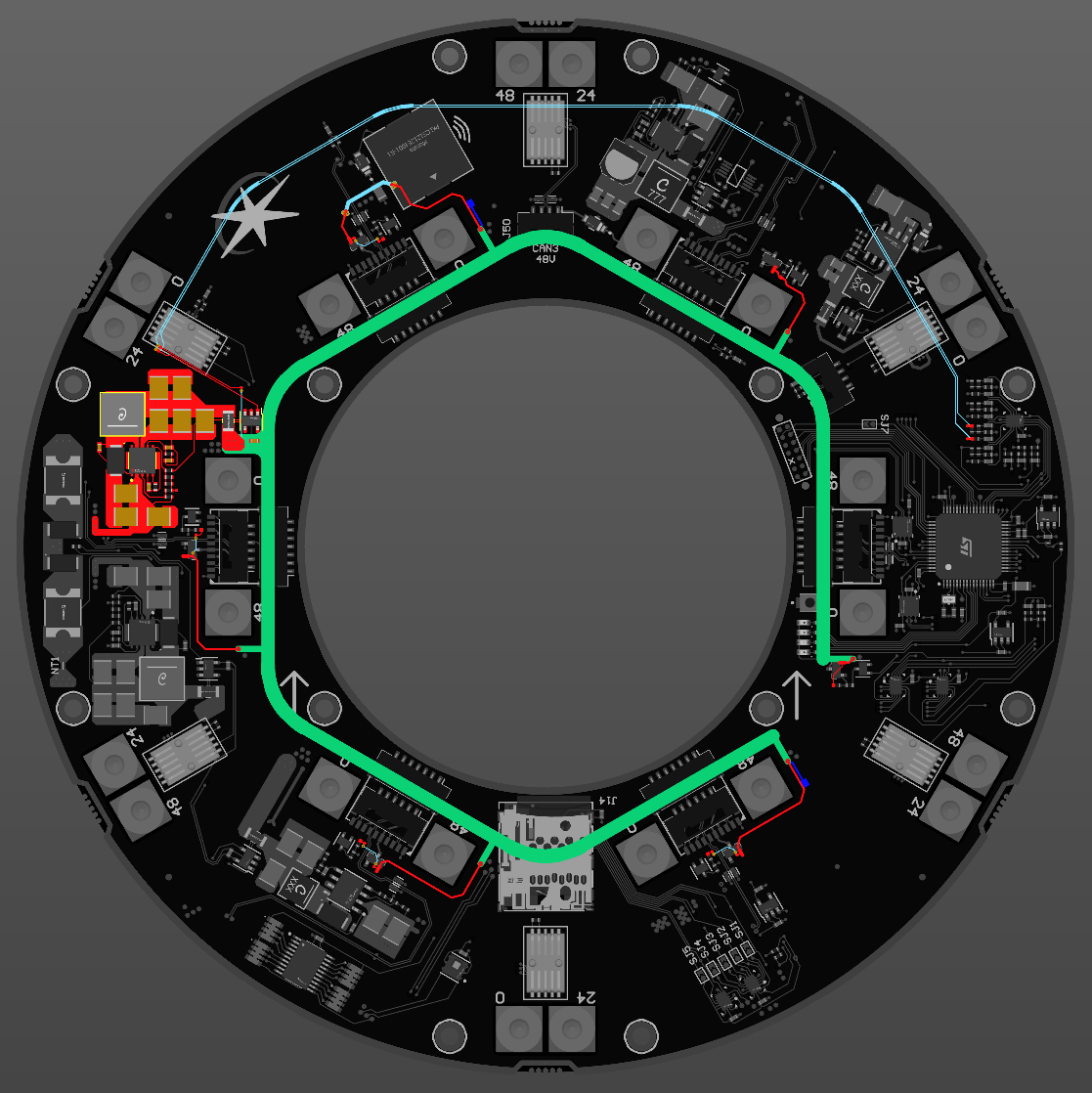 Motor Mount Board Power Supply